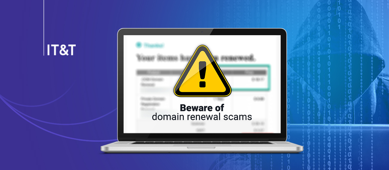 Beware of domain renewal scams
